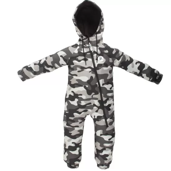 Salopeta impermeabila pentru copii Kidscare, cu protectie la vant si apa cu imprimeu Camuflaj - marime 92 Salopeta impermeabila pentru copii Kidscare, cu protectie la vant si apa cu imprimeu Camuflaj - marime 92