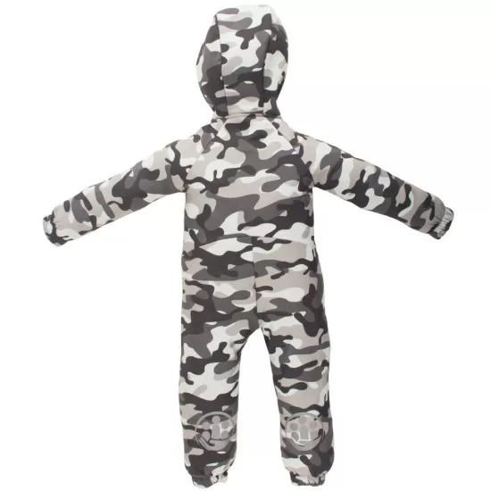 Salopeta impermeabila pentru copii Kidscare, cu protectie la vant si apa cu imprimeu Camuflaj - marime 92 Salopeta impermeabila pentru copii Kidscare, cu protectie la vant si apa cu imprimeu Camuflaj - marime 92