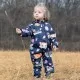 Salopeta impermeabila pentru copii Kidscare, cu protectie la vant si apa cu imprimeu Pisicute - marime 110 Salopeta impermeabila pentru copii Kidscare, cu protectie la vant si apa cu imprimeu Pisicute - marime 110