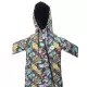 Salopeta impermeabila pentru copii Kidscare, cu protectie la vant si apa cu imprimeu Cosmos - marime 92 Salopeta impermeabila pentru copii Kidscare, cu protectie la vant si apa cu imprimeu Cosmos - marime 92