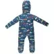 Salopeta impermeabila pentru copii Kidscare, cu protectie la vant si apa cu imprimeu Masini - marime 122 Salopeta impermeabila pentru copii Kidscare, cu protectie la vant si apa cu imprimeu Masini - marime 122