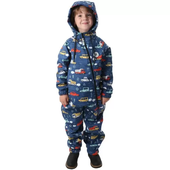 Salopeta impermeabila pentru copii Kidscare, cu protectie la vant si apa cu imprimeu Masini - marime 92 Salopeta impermeabila pentru copii Kidscare, cu protectie la vant si apa cu imprimeu Masini - marime 92