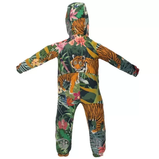 Salopeta impermeabila pentru copii Kidscare, cu protectie la vant si apa cu imprimeu Jungla - marime 104 Salopeta impermeabila pentru copii Kidscare, cu protectie la vant si apa cu imprimeu Jungla - marime 104