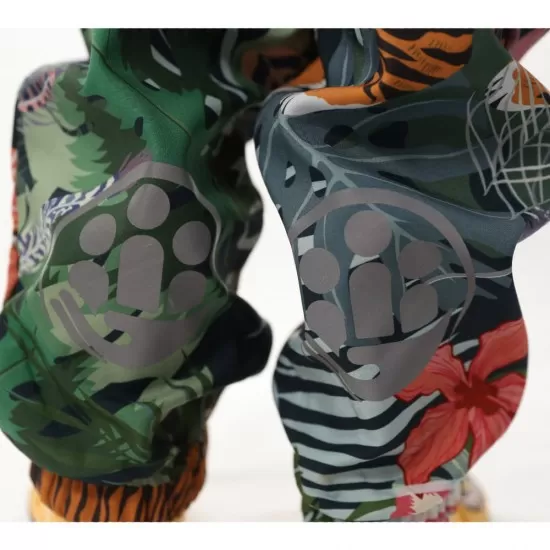 Salopeta impermeabila pentru copii Kidscare, cu protectie la vant si apa cu imprimeu Jungla - marime 110 Salopeta impermeabila pentru copii Kidscare, cu protectie la vant si apa cu imprimeu Jungla - marime 110