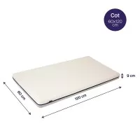 Saltea din spuma hipoalergenica 60x120 cm Clevamama