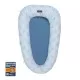 Salteluta bebelusi pentru dormit Clevamama blue 3213, testata impotriva alergenilor, certificata Asthma & Allergy friendly™ Salteluta bebelusi pentru dormit Clevamama blue 3213, testata impotriva alergenilor, certificata Asthma & Allergy friendly™