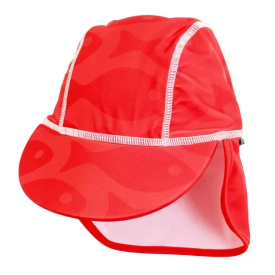 Sapca Fish red 1-2 ani protectie UV Swimpy Sapca Fish red 1-2 ani protectie UV Swimpy