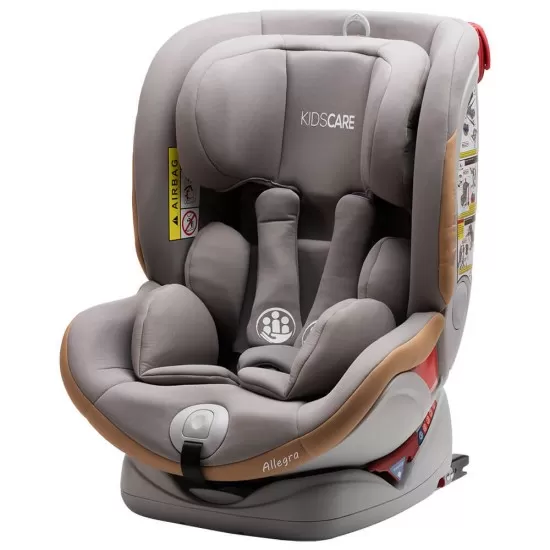 Scaun auto Allegra rotativ cu Isofix 0-36kg gri KidsCare Scaun auto Allegra rotativ cu Isofix 0-36kg gri KidsCare