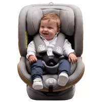 Scaun auto Allegra rotativ cu Isofix 0-36kg gri KidsCare