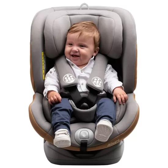 Scaun auto Allegra rotativ cu Isofix 0-36kg gri KidsCare Scaun auto Allegra rotativ cu Isofix 0-36kg gri KidsCare