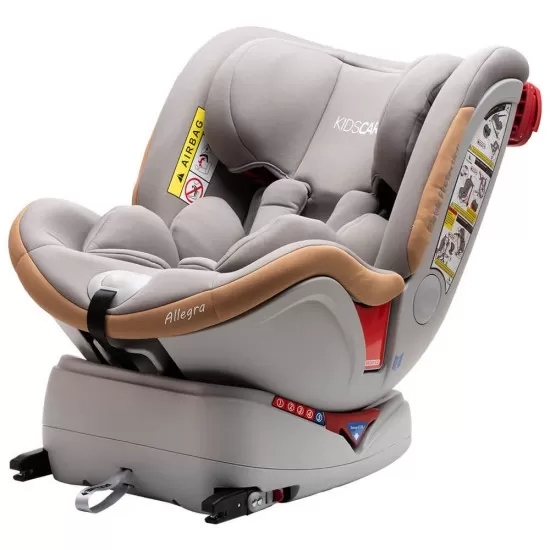 Scaun auto Allegra rotativ cu Isofix 0-36kg gri KidsCare Scaun auto Allegra rotativ cu Isofix 0-36kg gri KidsCare