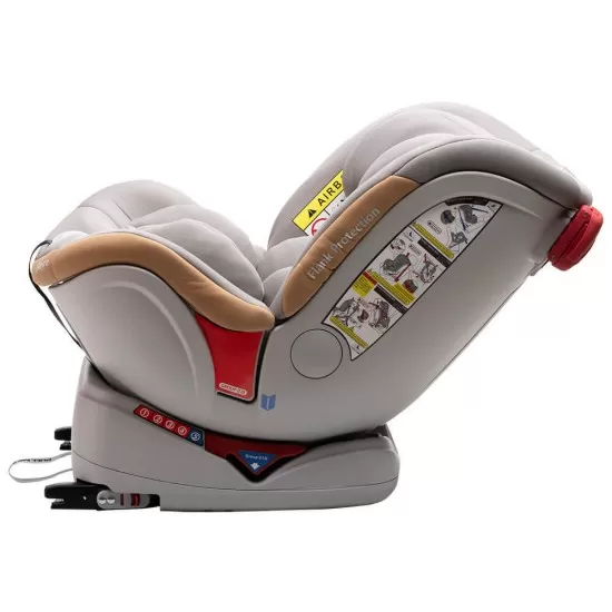 Scaun auto Allegra rotativ cu Isofix 0-36kg gri KidsCare Scaun auto Allegra rotativ cu Isofix 0-36kg gri KidsCare