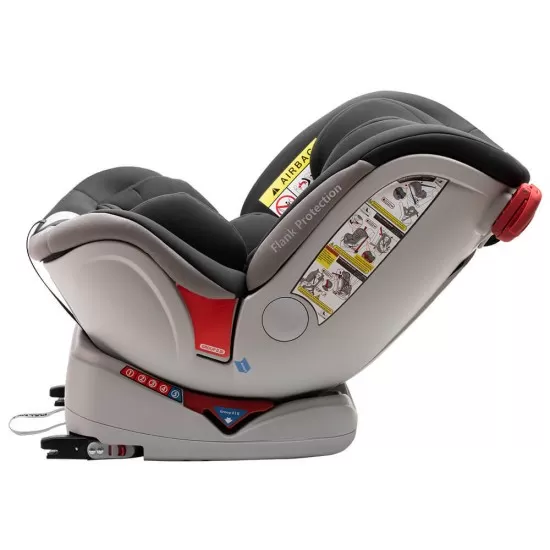 Scaun auto Allegra rotativ cu Isofix 0-36kg negru KidsCare Scaun auto Allegra rotativ cu Isofix 0-36kg negru KidsCare