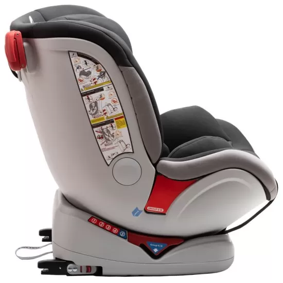 Scaun auto Allegra rotativ cu Isofix 0-36kg negru KidsCare Scaun auto Allegra rotativ cu Isofix 0-36kg negru KidsCare