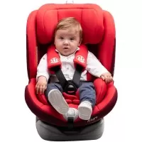 Scaun auto Allegra rotativ cu Isofix 0-36kg rosu KidsCare