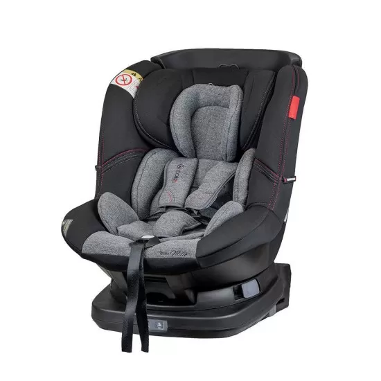 Scaun auto Millo rotativ 360 grade cu Isofix 0-18 kg Negru Coletto Scaun auto Millo rotativ 360 grade cu Isofix 0-18 kg Negru Coletto