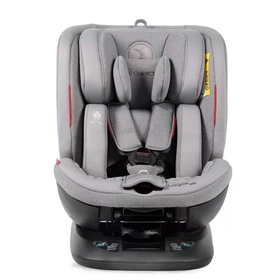 Scaun auto rotativ Rear Facing cu Isofix si centura Top Tether Logos gri 0-36 kg Coletto Scaun auto rotativ Rear Facing cu Isofix si centura Top Tether Logos gri 0-36 kg Coletto