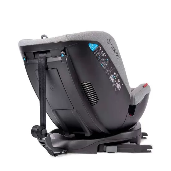 Scaun auto rotativ Rear Facing cu Isofix si centura Top Tether Logos gri 0-36 kg Coletto Scaun auto rotativ Rear Facing cu Isofix si centura Top Tether Logos gri 0-36 kg Coletto