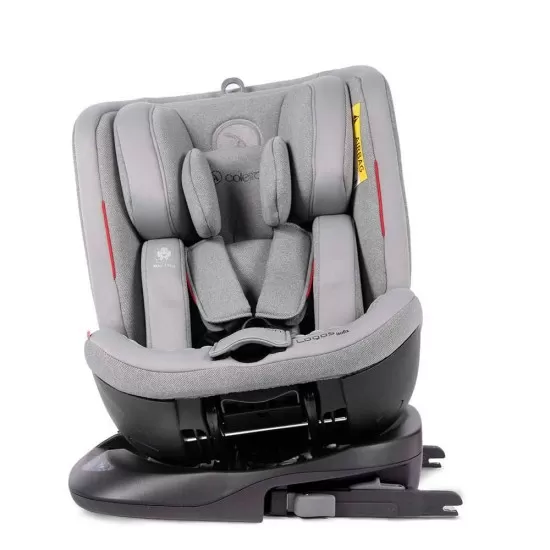 Scaun auto rotativ Rear Facing cu Isofix si centura Top Tether Logos gri inchis 0-36 kg Coletto Scaun auto rotativ Rear Facing cu Isofix si centura Top Tether Logos gri inchis 0-36 kg Coletto
