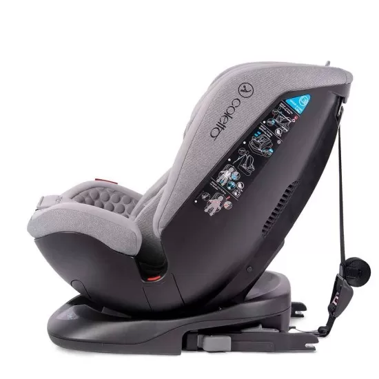 Scaun auto rotativ Rear Facing cu Isofix si centura Top Tether Logos negru 0-36 kg Coletto Scaun auto rotativ Rear Facing cu Isofix si centura Top Tether Logos negru 0-36 kg Coletto