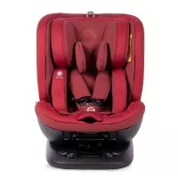 Scaun auto rotativ Rear Facing cu Isofix si centura Top Tether Logos rosu 0-36 kg Coletto