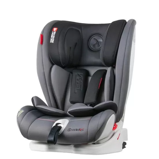 Scaun auto Tessa cu Isofix Gri Coletto - grupa 9-36 kg Scaun auto Tessa cu Isofix Gri Coletto - grupa 9-36 kg