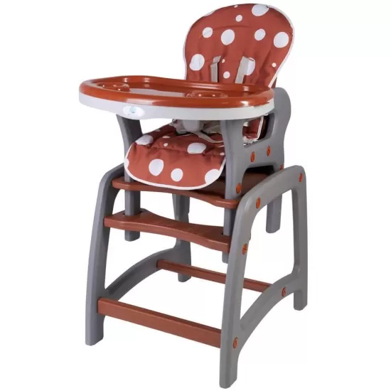 Scaun de masa multifunctional maro Kidscare Scaun de masa multifunctional maro Kidscare