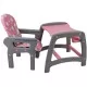 Scaun de masa multifunctional roz Kidscare Scaun de masa multifunctional roz Kidscare