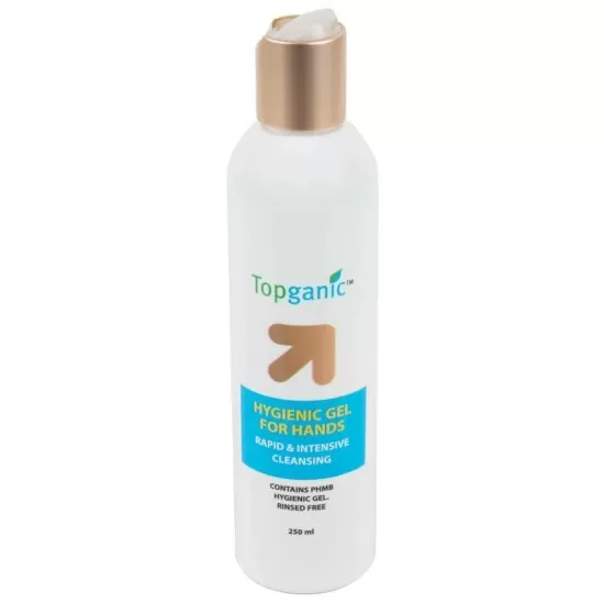 Set 2 x Gel igienic pentru maini cu aloe Topganic 250ml Set 2 x Gel igienic pentru maini cu aloe Topganic 250ml