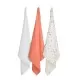 Set 3 paturici de muselina coral Clevamama 3016 Set 3 paturici de muselina coral Clevamama 3016