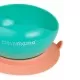 Set bol cu ventuza si tacamuri Clevamama Verde