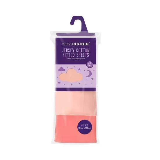 Set cearceaf cu elastic 120cm x 60cm Clevamama 3322