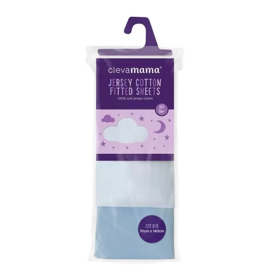 Set cearceaf cu elastic 120cm x 60cm Clevamama 3323 Set cearceaf cu elastic 120cm x 60cm Clevamama 3323