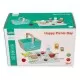 Set de joaca 26 piese din lemn, cos pentru picnic Lelin L40203 Set de joaca 26 piese din lemn, cos pentru picnic Lelin L40203