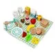 Set de joaca 26 piese din lemn, cos pentru picnic Lelin L40203 Set de joaca 26 piese din lemn, cos pentru picnic Lelin L40203