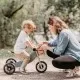 Tricicleta albastra de echilibru transformabila Tiny Tot Plus Kinderfeets