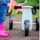 Tricicleta fara pedale transformabila Tiny Tot gri-verzui Kinderfeets Tricicleta fara pedale transformabila Tiny Tot gri-verzui Kinderfeets