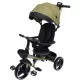 Tricicleta pliabila pentru copii Impera kaki, scaun rotativ, copertina de soare, maner pentru parinti Kidscare Tricicleta pliabila pentru copii Impera kaki, scaun rotativ, copertina de soare, maner pentru parinti Kidscare