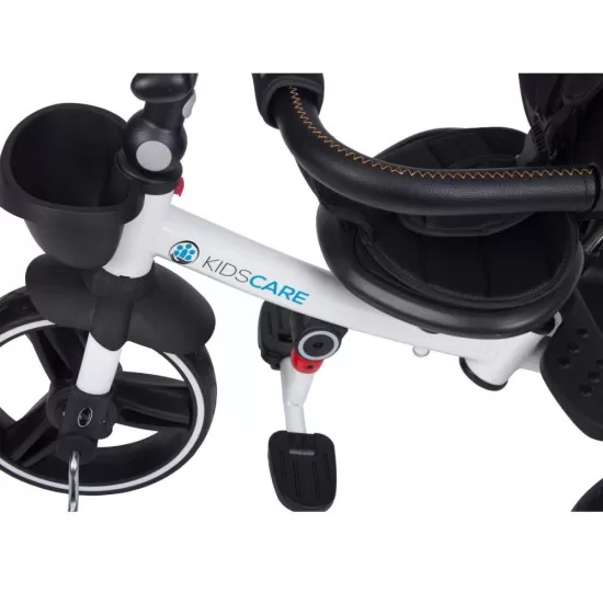 Tricicleta pliabila pentru copii Impera kaki, scaun rotativ, copertina de soare, maner pentru parinti Kidscare Tricicleta pliabila pentru copii Impera kaki, scaun rotativ, copertina de soare, maner pentru parinti Kidscare