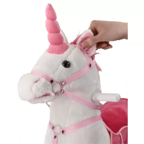 Unicorn balansoar pentru copii cu sunete Adam Toys Unicorn balansoar pentru copii cu sunete Adam Toys