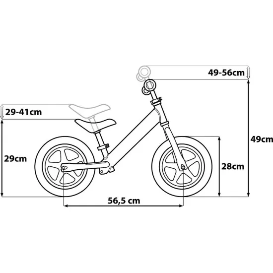 Bicicleta fara pedale 12 Star Wars Stormtrooper Seven SV9912 Bicicleta fara pedale 12 Star Wars Stormtrooper Seven SV9912