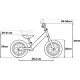 Bicicleta fara pedale 12 Star Wars Stormtrooper Seven SV9912 Bicicleta fara pedale 12 Star Wars Stormtrooper Seven SV9912