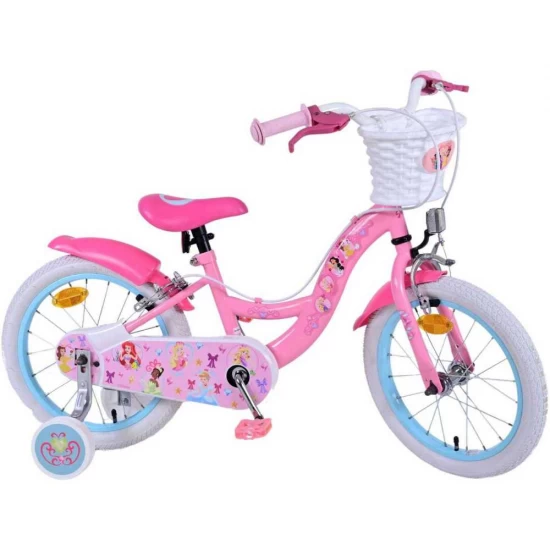 Bicicleta pentru fete Disney Princess 16 inch cu doua frane de mana Volare Bicicleta pentru fete Disney Princess 16 inch cu doua frane de mana Volare