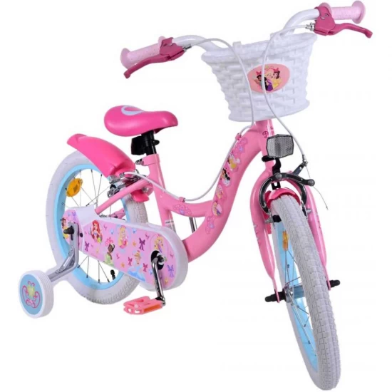 Bicicleta pentru fete Disney Princess 16 inch cu doua frane de mana Volare Bicicleta pentru fete Disney Princess 16 inch cu doua frane de mana Volare