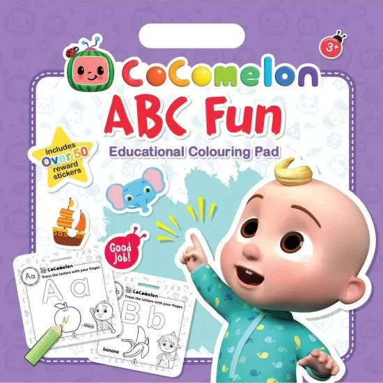 Bloc de colorat Cocomelon ABC Alligator AB3408CMAP1 Bloc de colorat Cocomelon ABC Alligator AB3408CMAP1