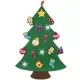 Brad de Craciun din Fetru cu 17 decoratiuni Grafix Brad de Craciun din Fetru cu 17 decoratiuni Grafix