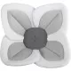 Cadita de plus si salteluta de joaca Lotus BloomingBath Alb/Gri Deschis/Gri Inchis BB105L Cadita de plus si salteluta de joaca Lotus BloomingBath Alb/Gri Deschis/Gri Inchis BB105L