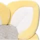 Cadita de plus si salteluta de joaca Lotus BloomingBath Galben/Alb/Gri Deschis BB105L