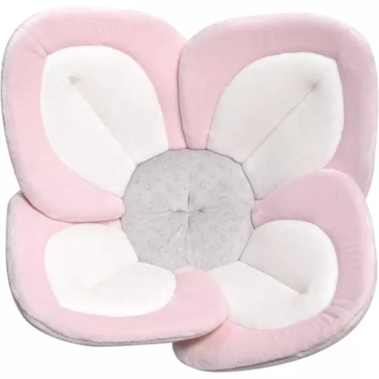 Cadita de plus si salteluta de joaca Lotus BloomingBath Roz Deschis/Alb/Gri Cadita de plus si salteluta de joaca Lotus BloomingBath Roz Deschis/Alb/Gri