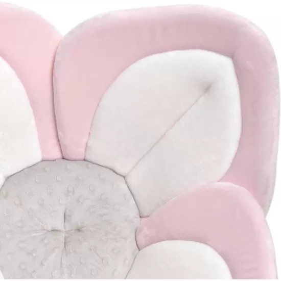Cadita de plus si salteluta de joaca Lotus BloomingBath Roz Deschis/Alb/Gri Cadita de plus si salteluta de joaca Lotus BloomingBath Roz Deschis/Alb/Gri